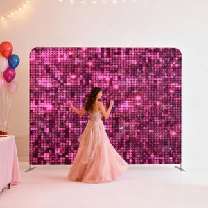 خلفية جدارية مقوسة لتزيين الحفلات، مناسبة لحفلات الزفاف وحفلات استقبال المولود الجديد والحفلات - Product Image 1