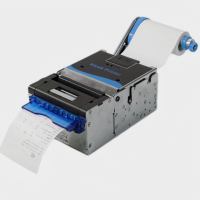 Impresora Térmica de Tickets de 80 mm de Alta Velocidad, Impresora de Recibos de 3 Pulgadas, Conexión USB RS232 LAN para Sistemas Todo en Uno