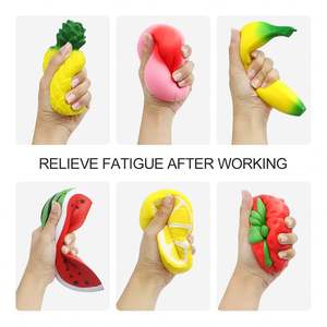 ของเล่นบีบสควิชชี่สไตล์ญี่ปุ่นน่ารักแบบใหม่ ชุดของเล่นขนมหวานเชอร์รี่บีบสควิชชี่ ทำจาก TPR/PU FOAM ของเล่นบีบสุดเพลิน เหมาะเป็นของขวัญ - Product Image 3