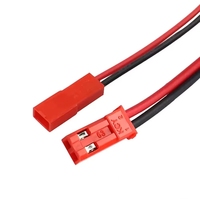 ZYSY 10 paires de connecteurs JST à 2 broches de 100 mm, mâle + femelle, câble pour jouets RC, batterie, lampe LED
