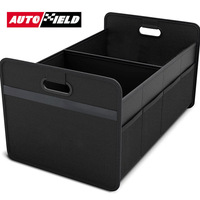 Organisateur de coffre de voiture pliable, boîte de rangement pour siège, en tissu Oxford, style minimaliste, accessoire automobile transfrontalier pour le tri