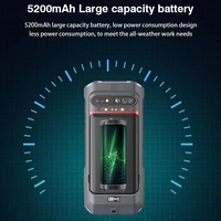 Terminal portable industriel F505 Octa-Core + IP66, batterie 5200 mAh, PDA Android Stock, Wi-Fi, scanner QR pour l'inspection logistique