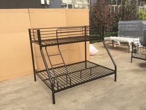 Nền tảng khung giường đôi bunk giường đôi đầy đủ Nữ Hoàng thép khách sạn ký túc xá sử dụng kim loại trường nhà cho 3 trẻ em hiện Đại Kim Loại tủ - Product Image 2