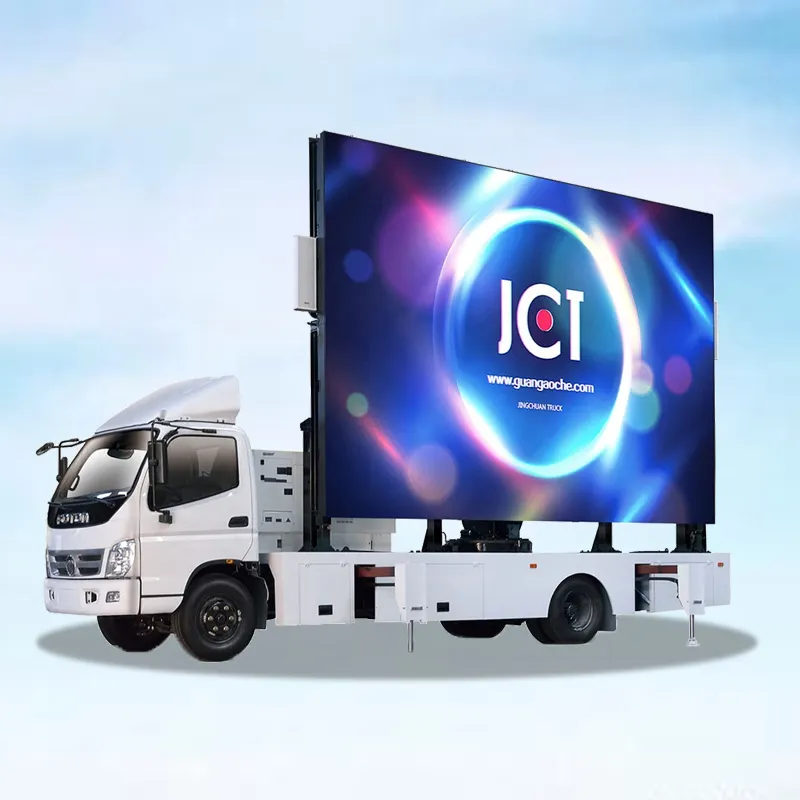 Isuzu led display advertising car used led mobile advertising trucks for sale
