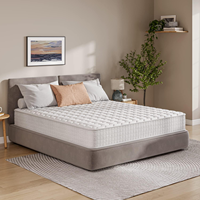 Matelas de mousse de Latex de mémoire de 10 pouces avec les meubles de maison refroidissant les matelas hybrides de ressort d'hôtel de poche de mousse de mémoire de Latex