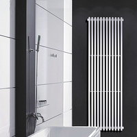Radiateur de chauffage vertical à eau chaude pour salle de bain, design classique, finition blanche