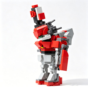 Kit de briques d'assemblage éducatif STEM Fantasy : Robot Mecha Dragon Blaze – Blocs de construction DIY, jouet créatif pour cadeau - Product Image 6
