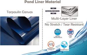 Tanque de Peixes de PVC Lago Grande Aquário Externo - Product Image 4