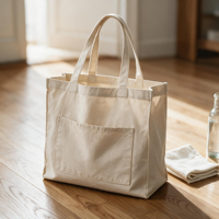 Sacs fourre-tout en toile de coton écologiques et recyclables, pliables, durables, bon marché, avec logo personnalisé, en gros, avec poignées non tissées