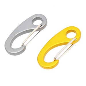 Mousqueton en Aluminium avec Logo en forme de D, crochet tactique, porte-clés, anneau, mousqueton, vente en gros - Product Image 3