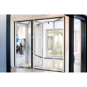 Nouveau modèle de panneau de fenêtre portes pliantes porte pliante en aluminium à guangzhou portes pliantes extérieures patio en aluminium verre doubles - Product Image 6