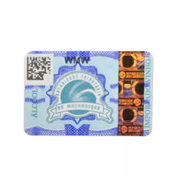 Étiquette autocollante holographique 3D personnalisée de sécurité locale avec code QR, résistante aux rayures, durable, de qualité industrielle supérieure, anti-skimming, facile à nettoyer