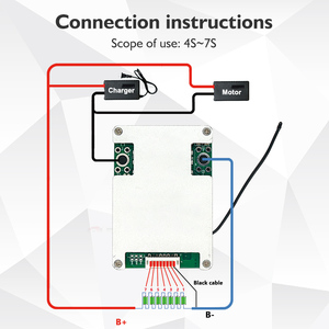 Lifepo4 <span class=keywords><strong>BMS</strong></span> de alta calidad, Sistema de Gestión de batería, Placa de protección de paquete de batería de iones de litio para bicicleta eléctrica, 1, 2, 1, 2, 2, 1, 2, 1, 2, 1, 2, 2 - Product Image 3