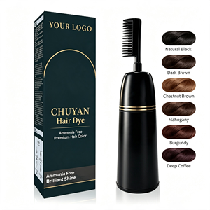 CHUYAN Instant <b>Root</b> Touchup Comb <b>Magic</b> Hair Dye Comb Natural Black Salon Use FDA Certified OEM Wholesale - Product Image 1