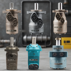 Moteur hydraulique professionnel personnalisé à engrenages, faible vitesse, couple élevé 50 Nm, couple continu 2000 tr/min, en fonte, marque PMI - Product Image 1
