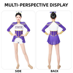 OEM iki ton renk eşleştirme Cheer kadro üniforma düşük adedi 10 takım özel amigo formaları gençlik - Product Image 5