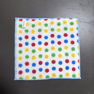 Polka Dot Dishcloth Thickened Absorbent Polyester Kitchen Towel With Hanging Rope For Pots And Pans - Product Image 3