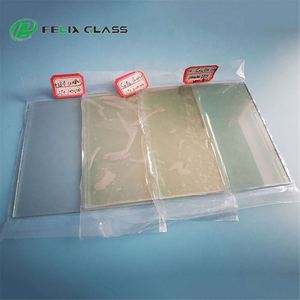 Verre FELIX à motif carré et rond simple, revêtement ITO FTO, couche d'oxyde métallique conductrice SnO2 ZnO NiO, verre optique utilisé - Product Image 5