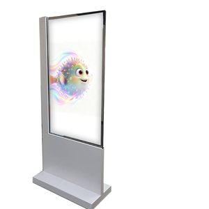 หน้าจอ OLED โปร่งใสขนาด 55 นิ้ว ป้ายดิจิทัลตั้งพื้น จอสัมผัสแบบ Capacitive จอแสดงผลไร้กรอบ สมาร์ททีวี K Ultra HD RC5 - Product Image 5