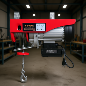 Vevor Electric Winch 110V 440 Lbs Capacity 40 Ft Steel <b>Wire</b> Hoist Wireless Remote <b>Control</b> Warehouse Lift - Product Image 2