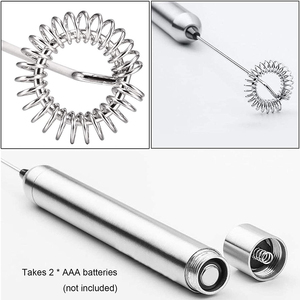 <span class=keywords><strong>Mousseur</strong></span> à lait automatique portatif en acier inoxydable avec LOGO personnalisé, fouet à café et <span class=keywords><strong>mousseur</strong></span> à lait - Product Image 5