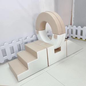 Toddler mềm chơi thiết bị thiết lập Sân chơi gạch bọt leo khối cho trẻ mới biết đi pastel mềm chơi thiết bị - Product Image 3