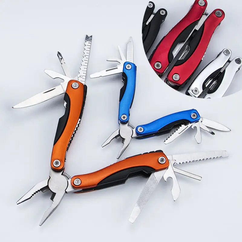 Special gift for men portable folding multi tool plier opener screwdriver knife blade outdoor Ccamping tool