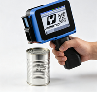 Imprimante jet d'encre portable Yaomatec 25,4 mm à séchage rapide pour le marquage de la date sur les boîtes métalliques et les emballages alimentaires en conserve