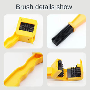 Cepillo <span class=keywords><strong>de</strong></span> <span class=keywords><strong>Limpieza</strong></span> <span class=keywords><strong>de</strong></span> Cadena <span class=keywords><strong>de</strong></span> Bicicleta 360 Grados para <span class=keywords><strong>MTB</strong></span>/Motocicleta, Limpiador <span class=keywords><strong>de</strong></span> Cadena y Bielas Duradero, Ligero y Ecológico - Product Image 2