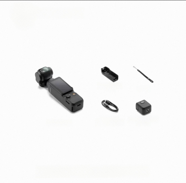 Pocket 3 Handheld MicroSD Vlogging Camera with 10x-20x Optical Zoom and CMOS Imaging Sensor