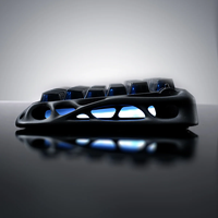 Nouveau clavier de jeu Mercury K1-Stealth noir 2026 avec interrupteurs linéaires RGB, rétroéclairage RGB double personnalisé à 13 touches, et fonction Hot-Swap tri-mode