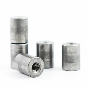 10 unidades/bolsa Conector de tuerca de acoplamiento largo de acero al carbono M5 M6, manguito de unión tubular, tuerca alargada para unión - Product Image 2
