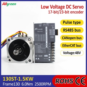 ชุดควบคุมมอเตอร์เซอร์โวแรงดันต่ำ 48V45A 2500RPM 1.5KW ชุดควบคุมมอเตอร์เซอร์โว DC 1500W 6N.m สำหรับพลังงานใหม่/งานแกะสลัก - Product Image 2