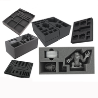 Mousse coupée sur mesure avec trou découpé Mousse d'emballage en polyéthylène haute densité antichoc pour l'emballage de produits électroniques avec insert en mousse