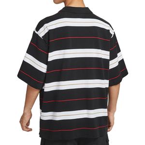 เสื้อยืดผู้ชายคุณภาพสูง ขายส่ง ลายทางสีสันตัดกัน ทรงหลวม ผ้าฝ้ายทอ 100% กันยับ ระบายอากาศ แห้งเร็ว สำหรับฤดูร้อน - Product Image 2