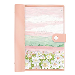 A5 Vintage Art Notebook Personnalisable Peinture à l'huile Livre Haute Couleur Valeur Bloc-notes à feuilles mobiles avec Exquis Illustrator Main - Product Image 5