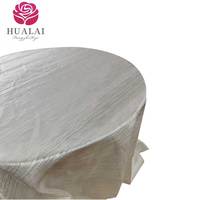 B031 - Nappe de table élégante ronde et rectangulaire de luxe, blanche et noire, 10 places, résistante, adaptée à la décoration de mariage et de la maison