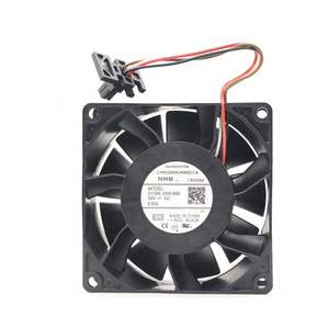 Ventilateur industriel à roulement à billes NMB-MAT 3115RL-05W-B66 24VDC 0.5A avec détection de vitesse pour refroidissement d'armoires - Product Image 2