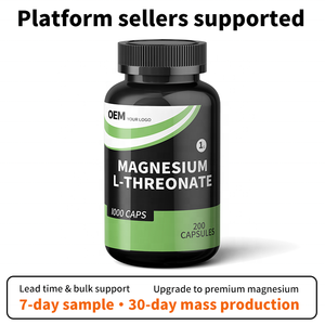 Cápsulas de L-Treonato de Magnesio OEM, Marca Privada, Listas para FBA, Suministro a Granel Estable, Prueba COA para Vendedores de Plataformas de Comercio Electrónico - Product Image 2