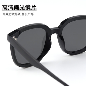 Nuevas Gafas de Sol Unisex de Moda con Lentes de PC Polarizadas UV400, Montura Negra Tipo 3, para Uso en Exteriores - Product Image 1