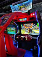 Machine d'arcade de course immersif à monnayeur, simulateur de conduite automobile dynamique pour centre de jeux intérieur et FEC