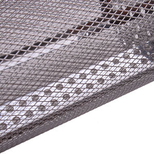 Kit de paniers rotatifs pour barbecue en acier inoxydable avec trous hexagonaux, idéal pour la cuisson en gros - Product Image 6