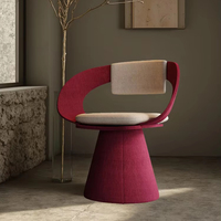 Chaise de salon de luxe design avec tabouret de maquillage pour chambre à coucher infusé de lumière Mobilier de salon de loisirs créatifs