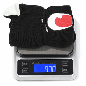 Bonnet en tricot noir avec lumière pour la course de nuit et le camping avec logo personnalisé Bonnet en forme d'oreille d'ours LED pour l'usine - Product Image 5