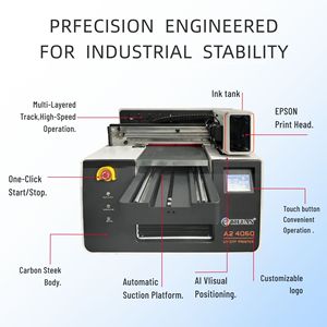 <span class=keywords><strong>Imprimante</strong></span> UV à plat A2 4060 de qualité supérieure, <span class=keywords><strong>prix</strong></span> usine, avec têtes XP600 I3200, pour impression sur bouteilles, verre et autres surfaces, <span class=keywords><strong>imprimante</strong></span> UV A2 - Product Image 3