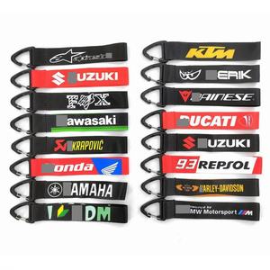 Custom Embroidered Silk Screen Logo Motorcycle Flight <b>Lanyard</b> Key Chain Wrist Strap Keychains Carabiner Short <b>Lanyards</b> - Product Image 4