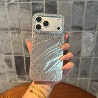 Étui de téléphone portable brillant avec effet d'ondulation d'eau pour iPhone 18, pour iPhone 18 Pro, pour iPhone 18 Pro Max