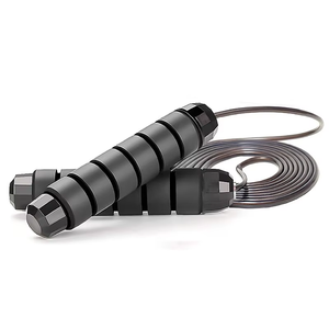 Corde à sauter de sport en PVC avec roulements, corde à sauter pour CrossFit avec poignée antidérapante, fil réglable, exercice de fitness à domicile en intérieur - Product Image 5