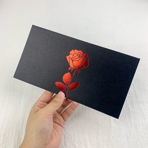 Enveloppes nacrées noires élégantes pour les invitations formelles <span class=keywords><strong>et</strong></span> les messages spéciaux - Product Image 2