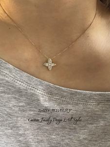 Joyería Fina Personalizada, Oro Sólido Real de 9k, 10k, 14k, 18k, Oro Rosa, Amarillo, Blanco, Diamante/Gema de Laboratorio, Fabricación en Fábrica - Product Image 3